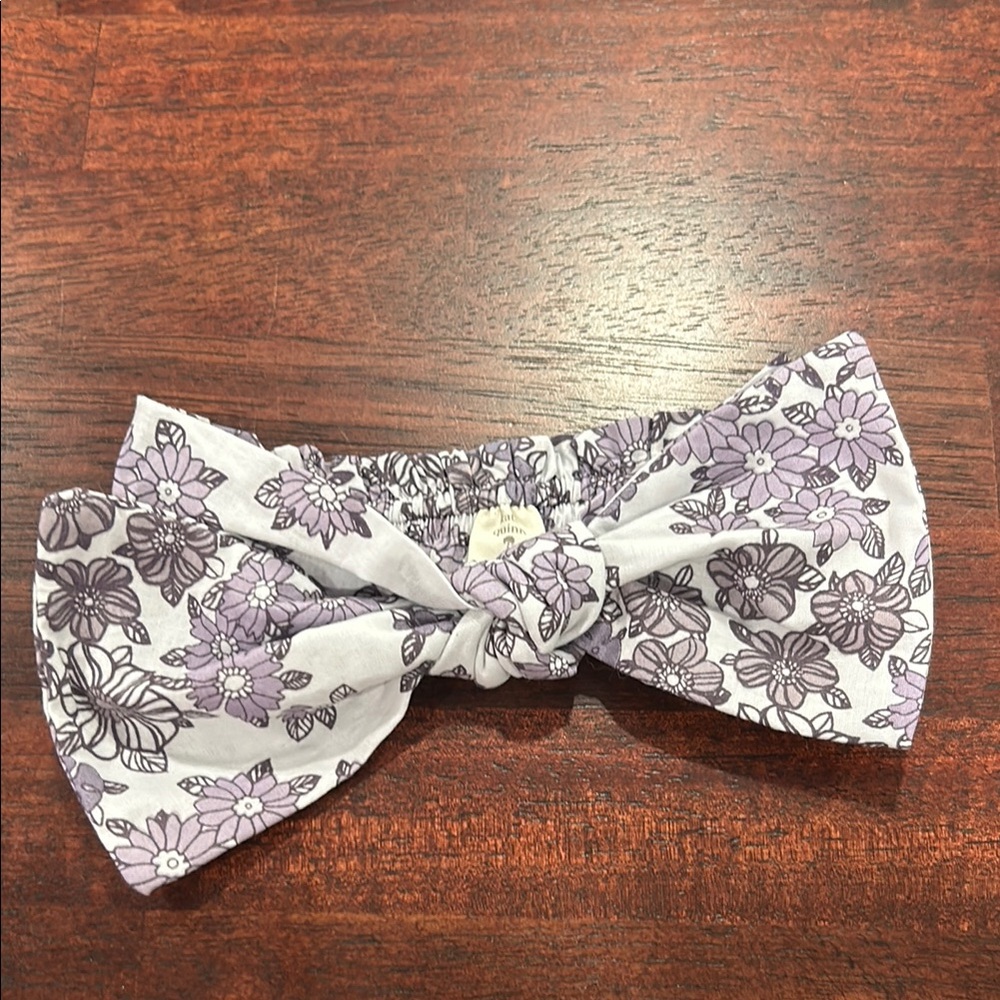 Kate Quinn Floral Purple Headband size large